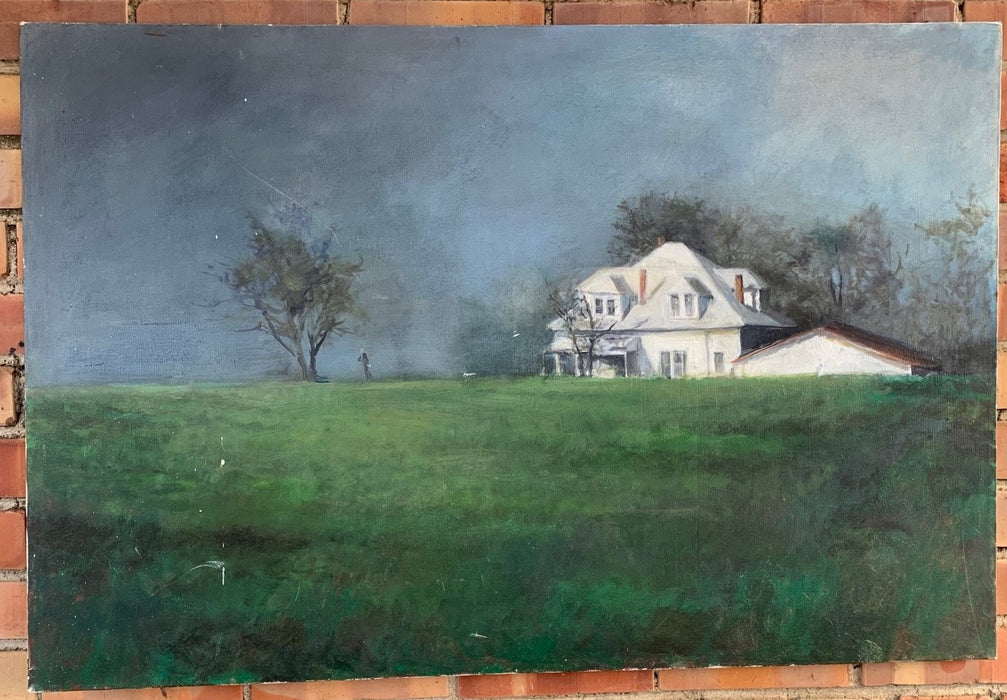 HOUSE IN THE STORM PAINTING