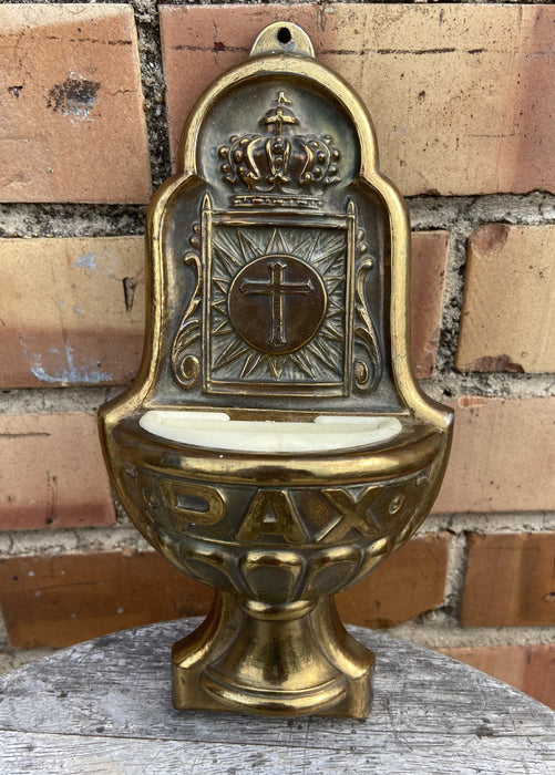 BRASS HOLY WATER FONT