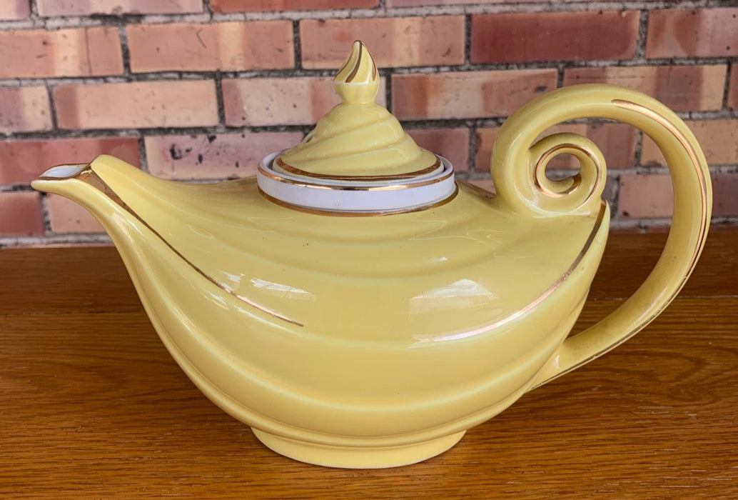 YELLOW HALL LARGE TEAPOT