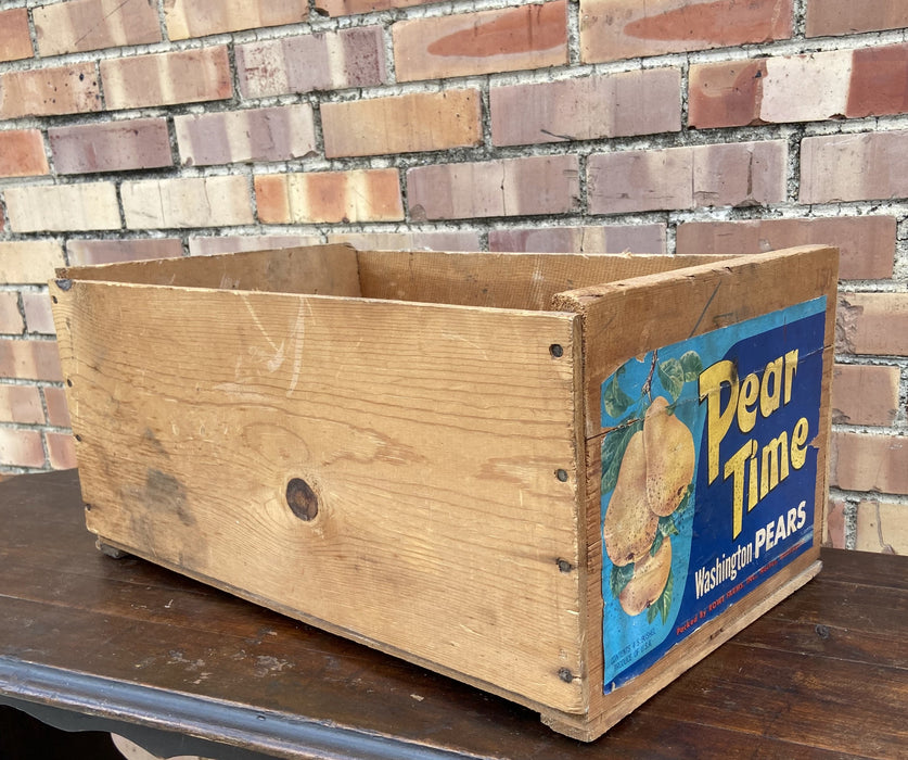 PEAR TIME ADVERTISING BOX