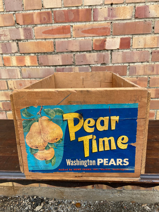 PEAR TIME ADVERTISING BOX