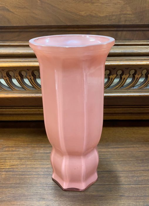 DUSTY PINK INDIANA GLASS VASE