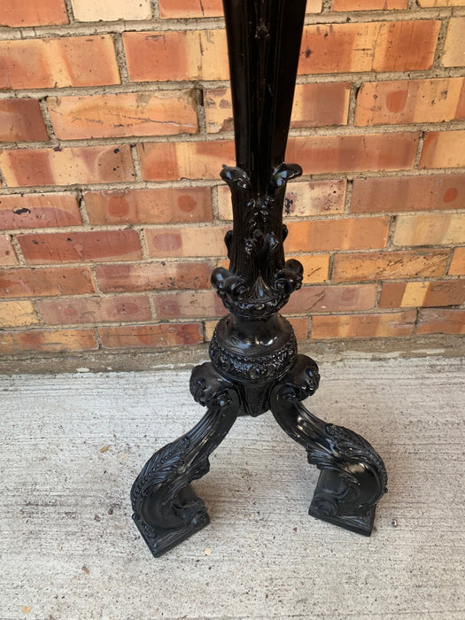 NOT OLD BLACK PLASTIC PLANT STAND - AS FOUND