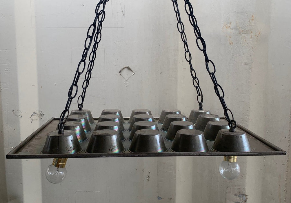 BAKER'S MUFFIN PAN HANGING LIGHT