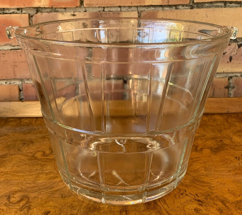 BASKET DESIGN CLEAR LARGE ICE BUCKET