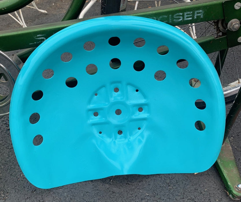 TURQUOISE TRACTOR SEAT
