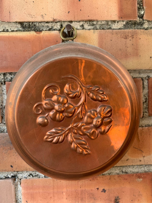 FLORAL COPPER JELLY MOLD