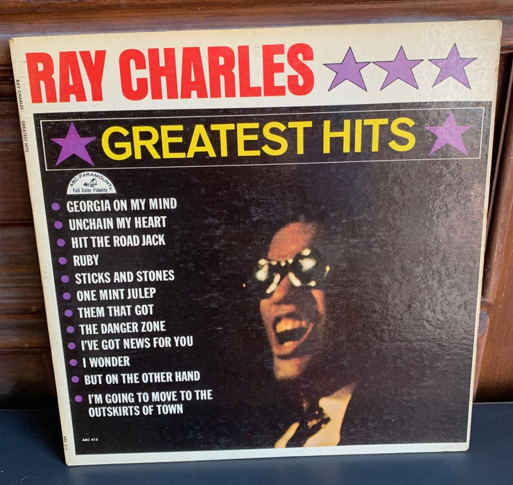 RAY CHARLES GREATEST HITS VINYL RECORD