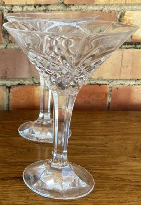 PAIR OF MARTINI GLASSES