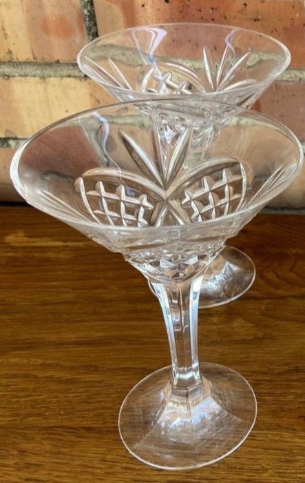 PAIR OF MARTINI GLASSES