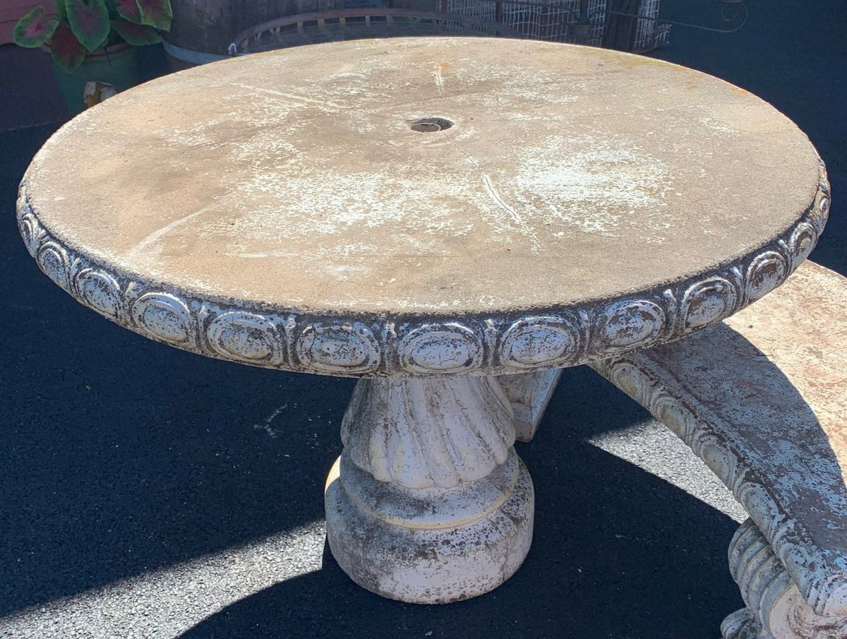 ROUND CONCRETE PATIO TABLE Lots Of Furniture   IMG 3191 1200x905 