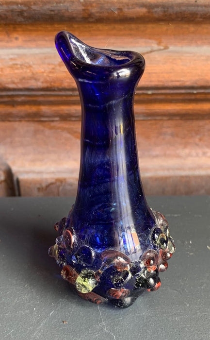 MINI COBALT BLOW GLASS VASE