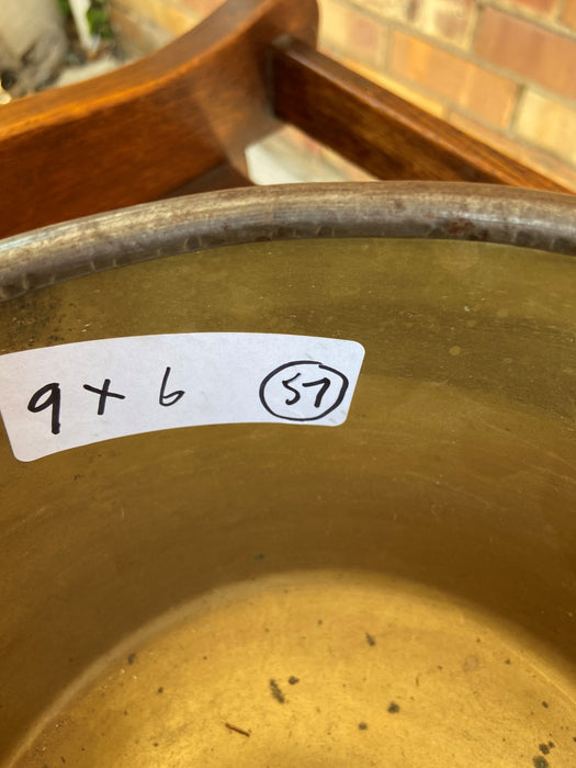 BRASS JAM POT