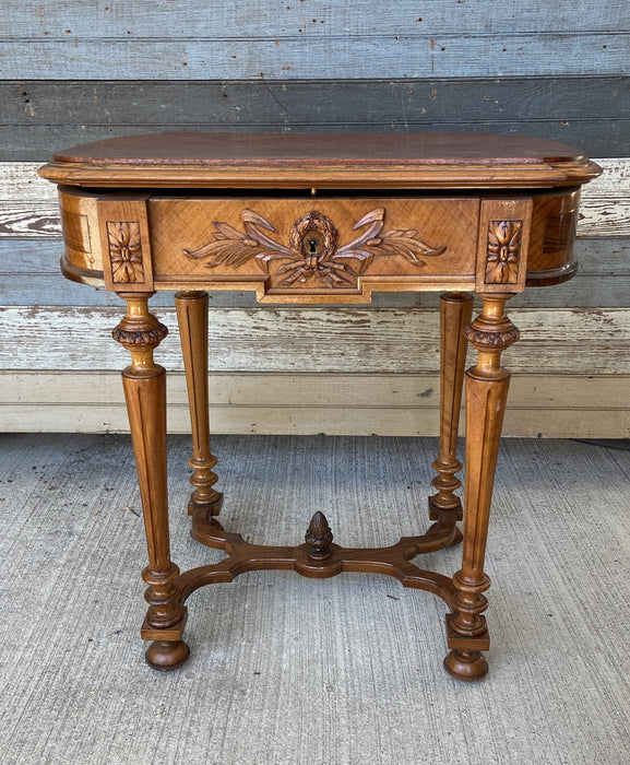 FANCY LOUIS XV WORK TABLE - AS FOUND