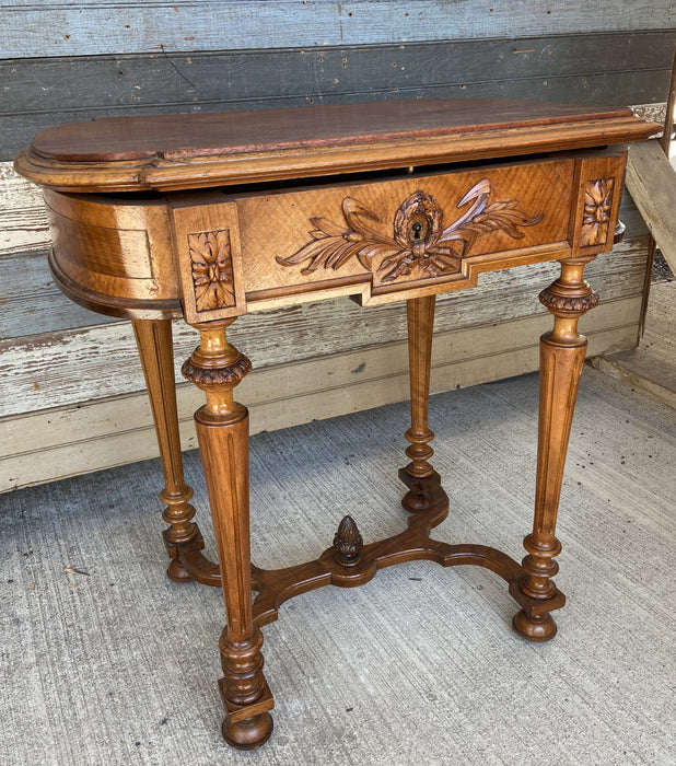 FANCY LOUIS XV WORK TABLE - AS FOUND