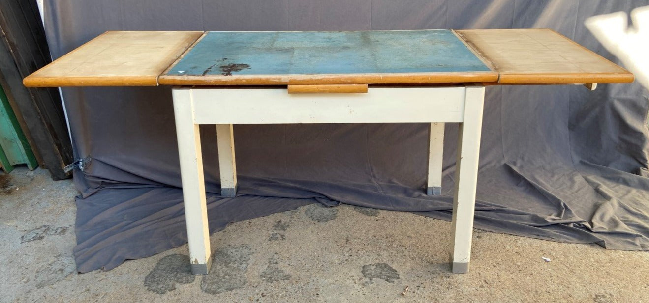 WHITE DRAW LEAF TABLE