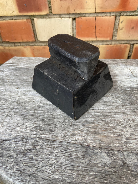 LARGE BLACK WOODEN STAMP