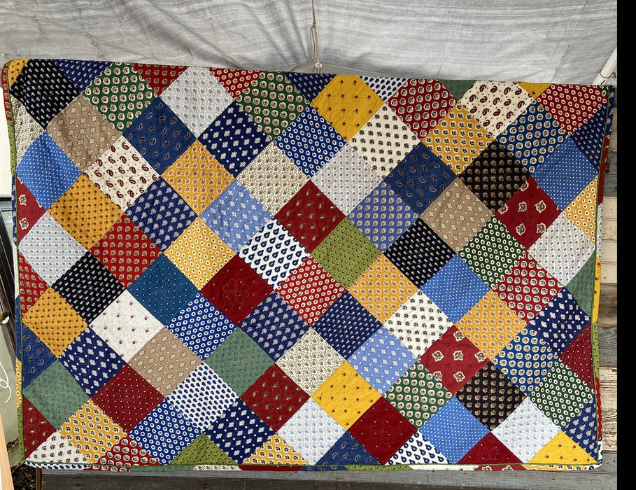 BRIGHT COLORED QUILT