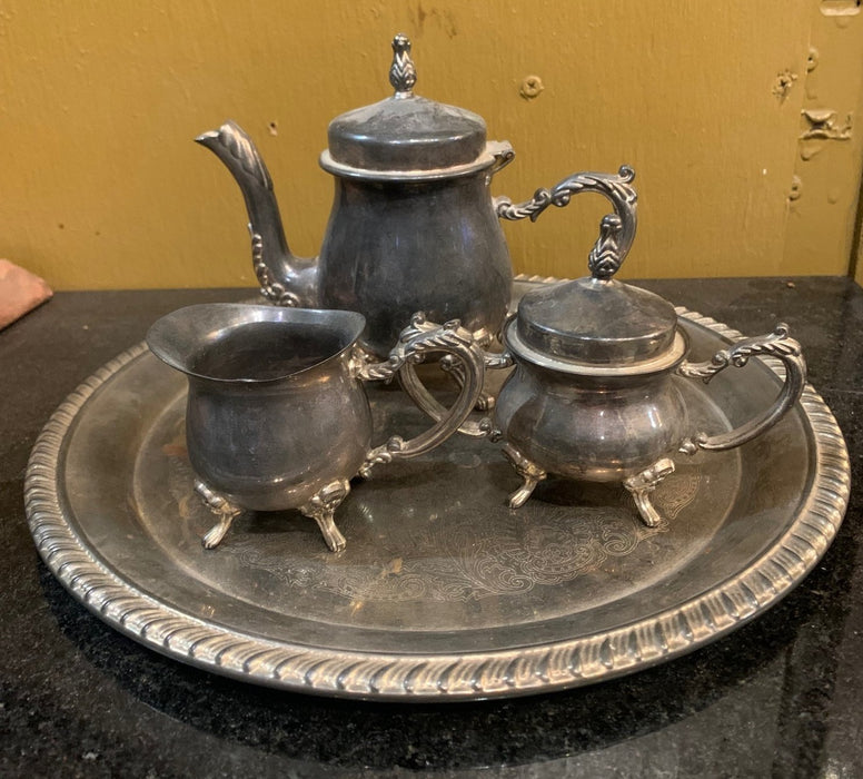 CHILDS SILVER PLATE TEA SET