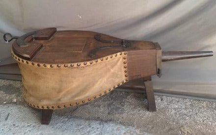 SMALL FIREPLACE BELLOWS COFFEE TABLE