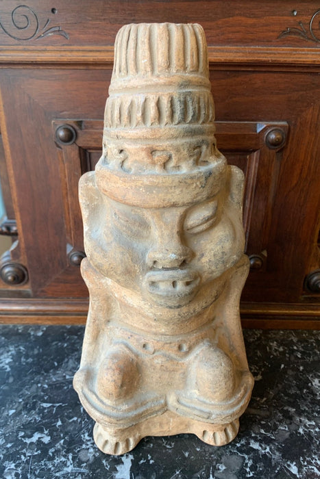 CLAY AZTEC SCULPTURE