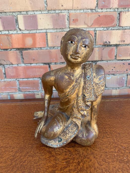 GILT WOOD JIN BUDDHA