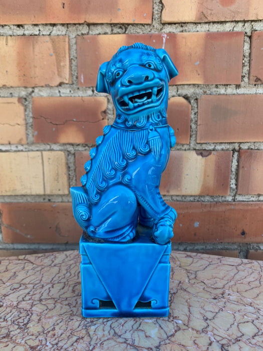 TURQUOISE MEDIUM FOO DOG