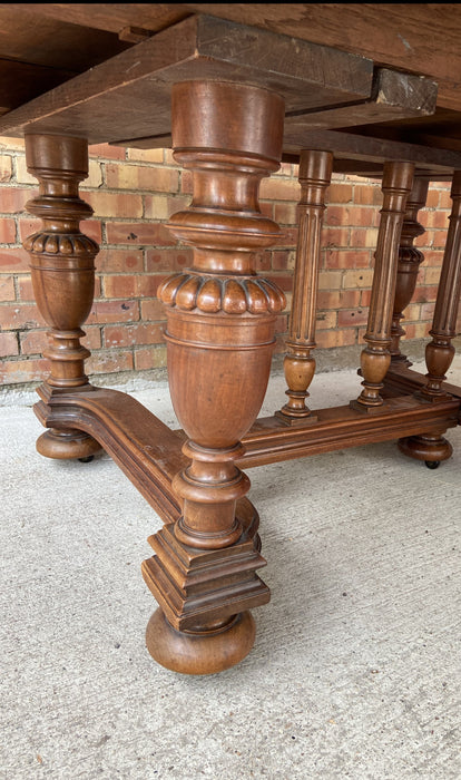 HENRI II WALNUT DINING TABLE