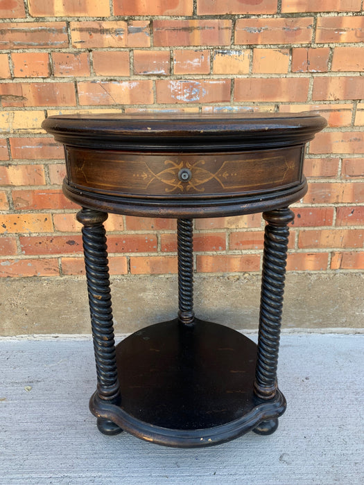 TWIST LEG STAND WITH DRAWER-NOT OLD