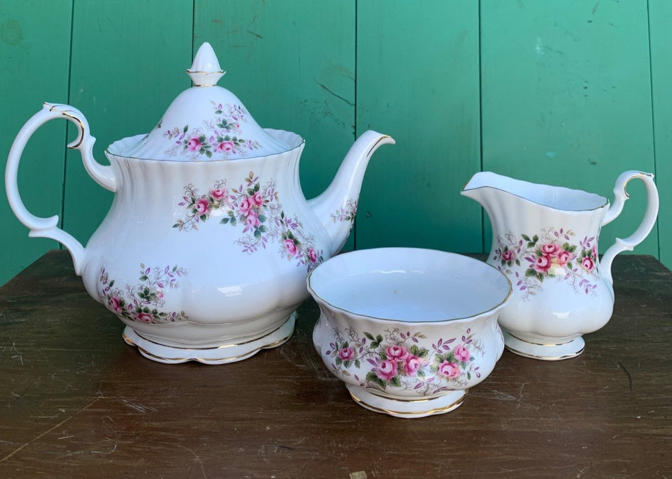 3 PIECE ROYAL ALBERT CHINA COFFEE SERVICE