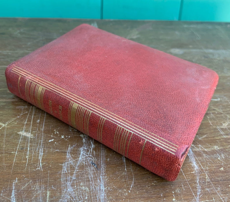 SMALL FRENCH TO ENGLISH RED DICTIONARY