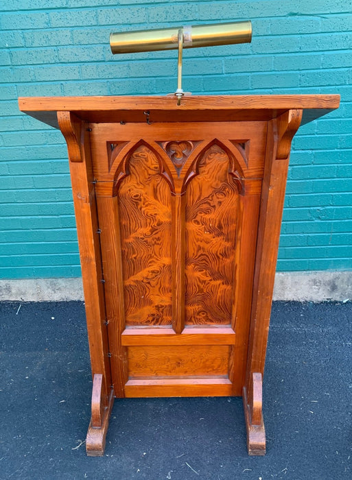 19TH CENTURY PINE LECTURN