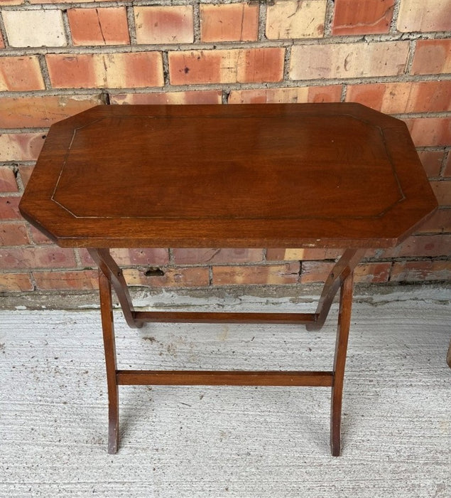 SMALL X FORM MAHOGANY TABLE