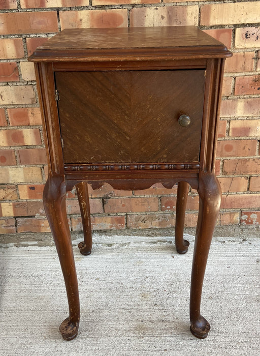 QUEEN ANNE NIGHT STAND - AS FOUND