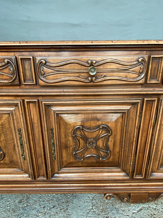 LONG ITALIAN SIDEBOARD WITH SHAPED PANELS