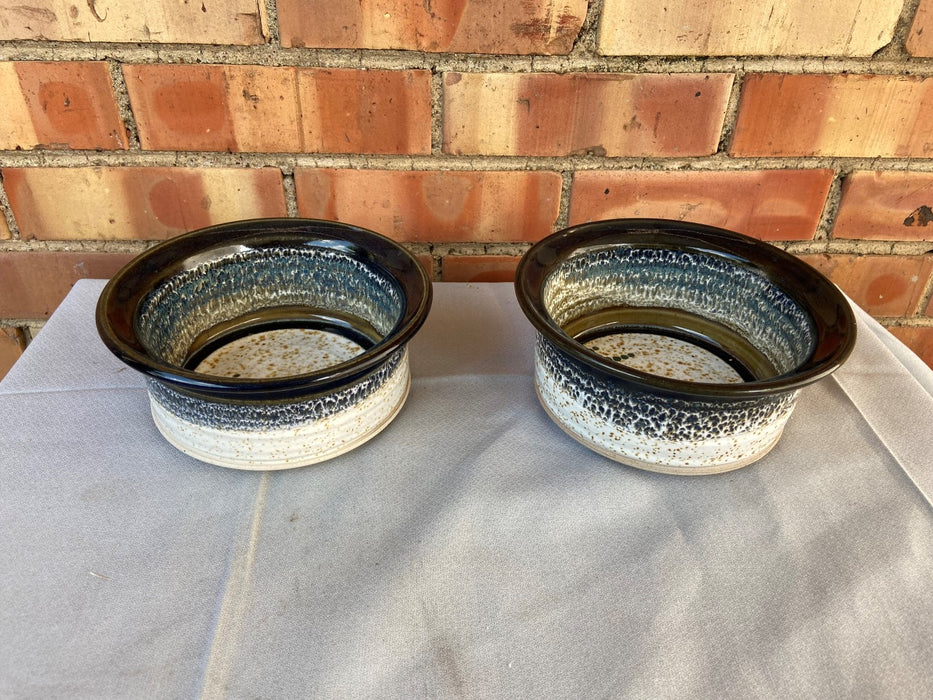 (SOLD) PAIR OF CUNDIFF POTTERY BOWLS