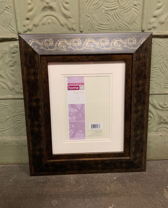 SMALL BRONZE COLOR STENCILED SMOOTH FRAME