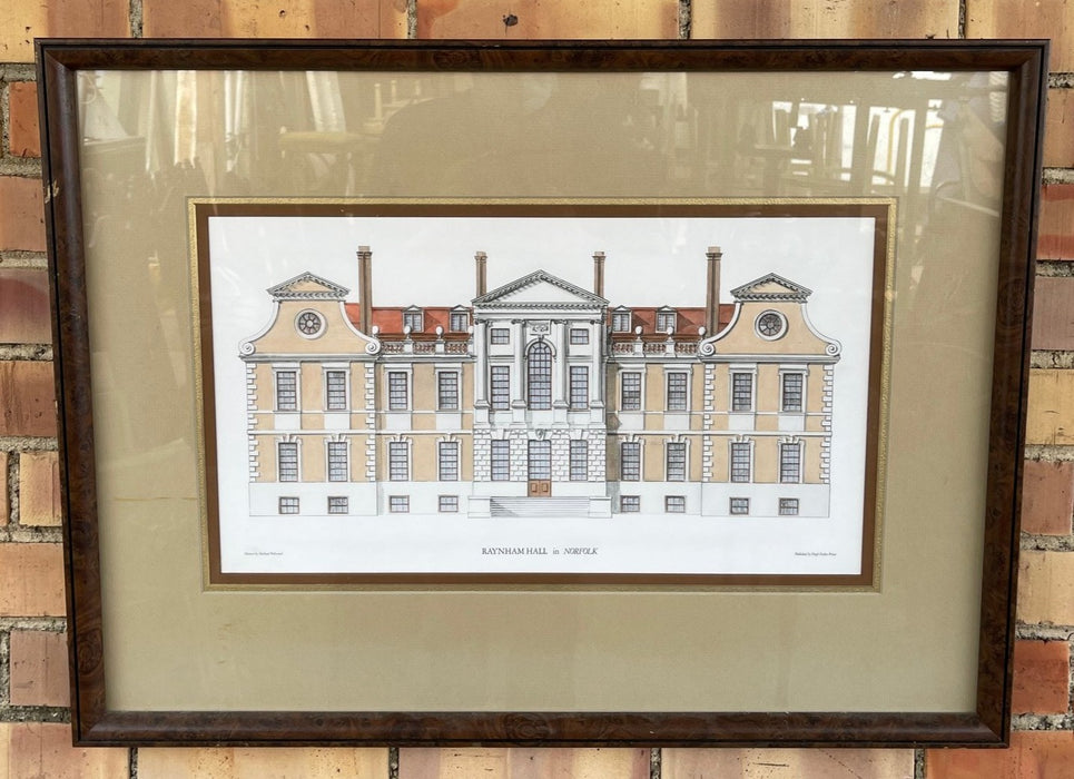 PAIR OF ENGLSH MANOR PRINTS