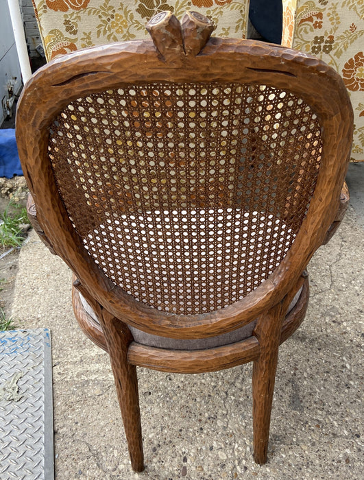 BLACK FOREST CANE BACK CHAIR