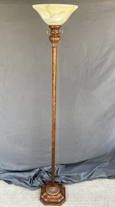 TALL BRONZE FINISH FLOOR LAMP