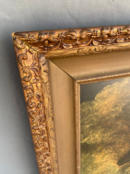 MEDIUM GOLD FRAME WITH REPRODUCTION MASTERPIECE