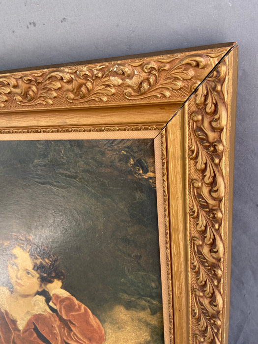 MEDIUM GOLD FRAME WITH REPRODUCTION MASTERPIECE