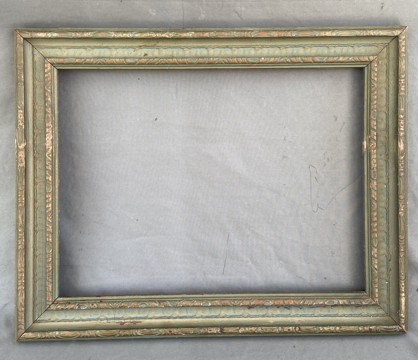 SHABBY SMALL GREEN 12" X 9" FRAME