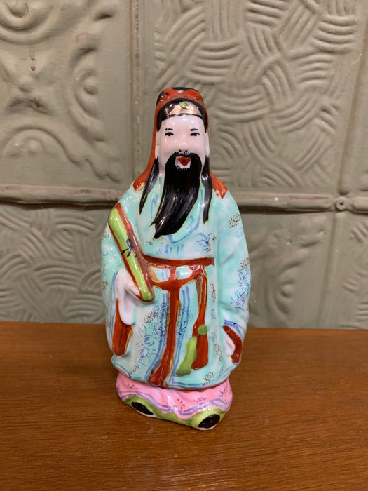 LARGE PORCELAIN ASIAN BEARDED ANCESTOR