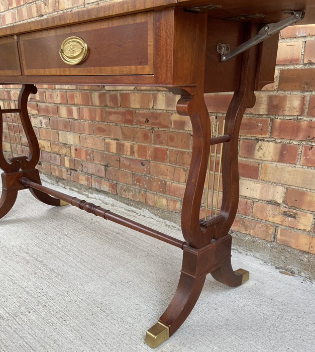 REGENCY STYLE DOPLEAF CONSOLE TABLE BY BAKER