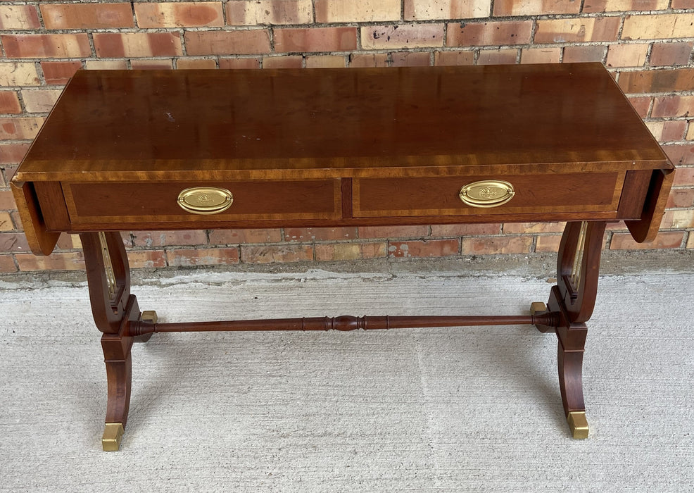 REGENCY STYLE DOPLEAF CONSOLE TABLE BY BAKER