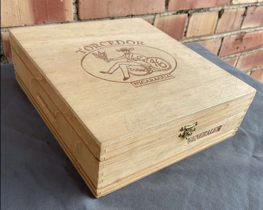 TORCEDOR WOOD CIGAR BOX-NICARAGUA