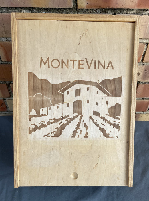MONTE VINO WOOD WINE BOX