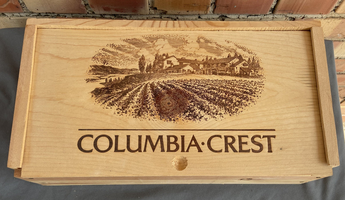 COLUMBIA CREST WOOD WINE BOX