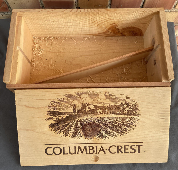 COLUMBIA CREST WOOD WINE BOX